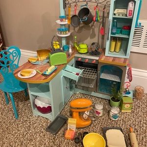 American girl doll kitchen